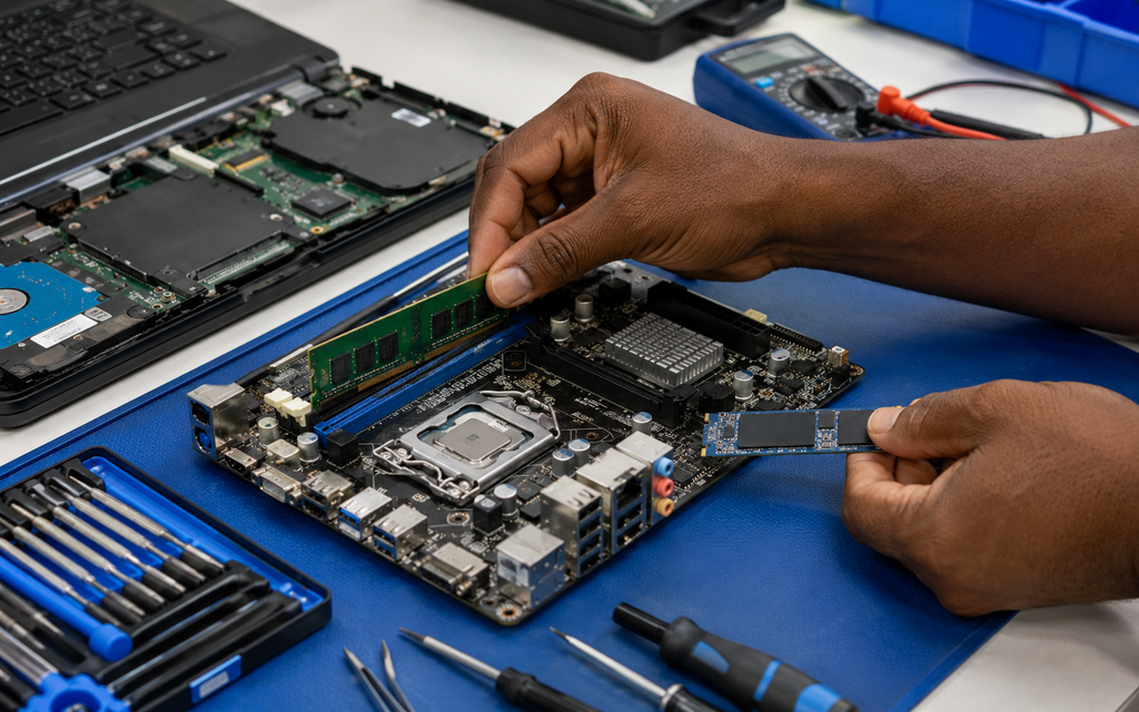 Computer Hardware Support service workspace
